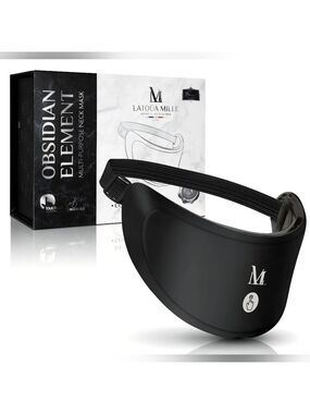 Latoua Mille Obsidian Element Multi-Purpose Neck Mask Anti-Aging Device - Sealed